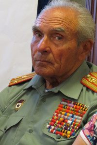 Russian war veteran, Medved, initially seemed unapproachable to me in his military uniform