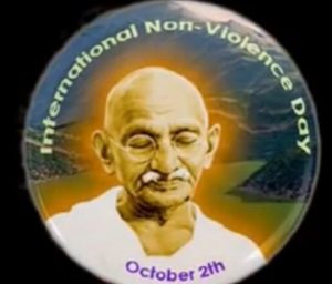 Gandhi JAYANTI October 2 - UN International Day of Nonviolence